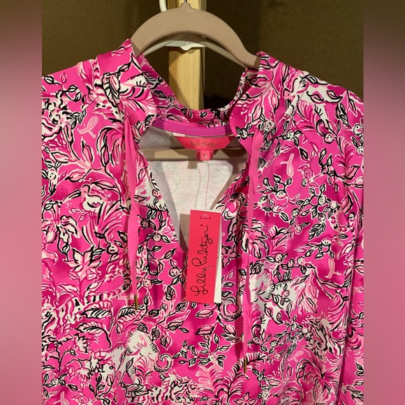Lilly Pulitzer cassi dress plumeria pink XL - Picture 2 of 8